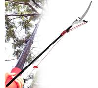 sega per rami alti ， Potatore telescopico for alberi, sega a palo estensibile, sega for potatura di alberi a lunga portata, cesoie for potatura e rifilatura di rami e foglie(24ft)
