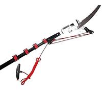 Sega per rami alti， Sega a palo telescopica, sega a bastone alto, cesoia for rami alti, seghe da potatura for alberi e arbusti, facile da installare, tagliare e utilizzare(24ft/7.2m,24ft/7.2m)