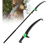 sega per rami alti ， Sega telescopica for potatura da giardino, tagliarami e foglie con manico telescopico, sega for potatura alberi ad alta quota(3.6m/12ft,3.6m/12ft)