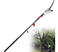 sega per rami alti ， Seghe a palo telescopiche, potatore telescopico professionale for alberi, sega estensibile for potatura, giardinaggio, for segare e tagliare(24ft)