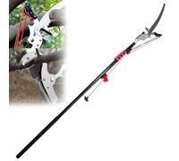 Sega per rami alti， Seghe a palo telescopiche, potatori telescopici professionali for alberi, seghe estensibili for potatura, giardinaggio, paesaggistica, seghe for rami, strumenti for cesoie(24ft)