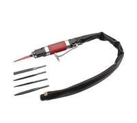Sega Pneumatica, 2-in-1 a corpo pneumatico alternativo e kit di lime pneumatiche Utensile for lima ad aria compressa Utensili for lucidatura file alternativi Lucidatore(Rot)