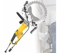 Sega professionale per taglio a muro, sega ad anello per calcestruzzo da 5000 W, taglio a 90° senza angoli morti, con soppressione della polvere, per granito, pietra, mattoni, marmo AC8600