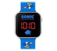 Sega Sonic the Hedgehog Blue LED Watch with Printed Character Strap SNC4137