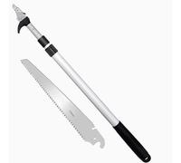 Sega Telescopica Per Potatura Alberi Da 1,2 M - Troncarami Con Asta Estensibile Per Rami Alti Con 2 Lame Di Taglio - Strumento Per Potatura Alberi Da Giardino Per Potatura,A