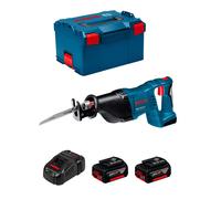 Sega Universale BOSCH GSA 18 V-LI (2 x 5,0 Ah + GAL1880CV + L-Boxx 238)