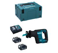 Makita DJR188RTJ DJR188RTJ-Sierra de Sable a batería BL 18V LXT 5Ah 2 Bat. MakP Compact, 18 V, Nero, 76x533 mm