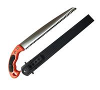 Segaccio Manuale 30 cm con Fodero - Lama Affilata in Acciaio, Impugnatura Ergonomica - Ideale per Potatura e Taglio Legna