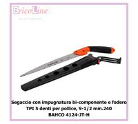 SEGACCIO PER POTATURA CON FODERO TPI 5 CM.24 BAHCO 4124-JT-H