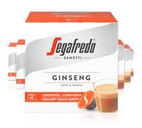 Segafredo Zanetti 96 Capsule di Caffè Ginseng compatibili con Dolce Gusto di Nescafé - Una Bevanda golosa per avere la giusta carica (6 Scatole da 16 Capsule ciascuna)
