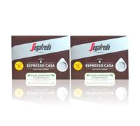 Segafredo Zanetti Cialde Compostabili Caffè Espresso Casa (2 Scatole da 50 pezzi ciascuna) - Per Macchine Espresso - Tostatura Media, Gusto Pieno e Cremoso (100 Cialde 44mm)