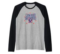 Segal - Lynyrd Skynyrd - Lynyrd Skynyrd Freebird Stars Eagle Maglia con Maniche Raglan