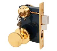 Segal SE 27570 Serratura da incasso per ingresso, 2-1/2", in ottone massiccio battuto, doppio cilindro