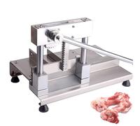 Segatrice manuale per ossa, per macellazione, banco da lavoro in acciaio inox, efficiente tagliacarne per costolette e altro