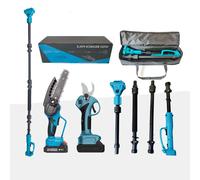 Segatura di rami alti Cesoia per rami alti Asta di allungamento plug-in Frutteto Potatura ad alta quota Taglio di alberi Sega per tronchi all'aperto