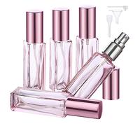 Segbeauty Atomizzatore Profumo, Dispenser Profumo da Viaggio, 5 Pezzi Spruzzatore Rosa 10ml, Vita Quotidiana per Regali, Feste
