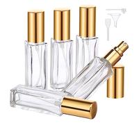 Segbeauty Porta Profumo, 5 Pezzi Nebulizzatore Profumo da Viaggio, Atomizzatore Trasparente 10ml, Vaporizzatore per Viaggiare, Festa, Vita Quotidiana