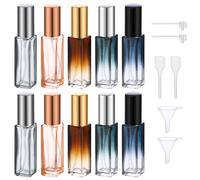 Segbeauty Porta Profumo da Viaggio 10ml, 10 Pezzi Atomizzatore Profumo, Boccetta Profumo Ricaricabile, Porta Profumo da Borsetta, Spruzzatore Profumo Vetro, Travel Essentials
