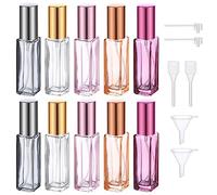 Segbeauty Porta Profumo da Viaggio, Atomizzatore Profumo 10ml, 10 Pezzi Nebulizzatore Portatile per Viaggiare, Festa, Vita Quotidiana