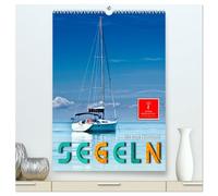Segeln bis zum Horizont (hochwertiger Premium Wandkalender 2026 DIN A2 hoch), Kunstdruck in Hochglanz: Sonne, Wind und Wellen bis zum Horizont.