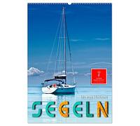 Segeln bis zum Horizont (Wandkalender 2026 DIN A2 hoch), CALVENDO Monatskalender: Sonne, Wind und Wellen bis zum Horizont.