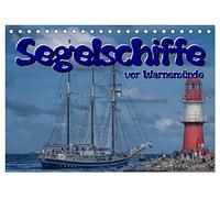 Segelschiffe vor Warnemünde (Tischkalender 2026 DIN A5 quer), CALVENDO Monatskalender: Während der Hanse Sail täglich bis zu drei Ausfahrten in die ... müssen an der Ostmole vorbei. Da stand ich.
