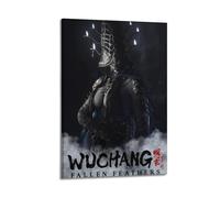 SEGFUGS Wuchang Fallen Feathers - Poster su tela, decorazione artistica da parete su tela, poster decorativo moderno, per camera da letto, 40 x 60 cm