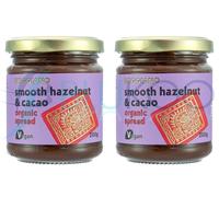 Seggiano Bio Liscio Nocciola e Cacao Spalmabile - 200 g (Confezione da 2)