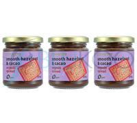Seggiano Bio Smooth Nocciole & Cacao Spread - 200 g (Confezione da 3)