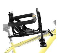 Seggiolini Per Bambini Da Ciclismo | Seggiolino Anteriore In Lega Con Poggiapiedi Regolabile | Sedile Da Bicicletta Nero Per Bambini, Portatile E Comodo Per Bici Da Città E Passeggiate