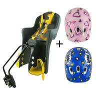 Seggiolino Anteriore Bici MAURER con Caschetto Protezione Incluso A Scelta