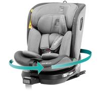 Seggiolino auto - BABYAUTO - AITANA GRIGIO ANTRACITE - Dalla nascita a 12 anni - 0-36 kg - I-Size - ISOFIX - Girevole 360° - ECE R129