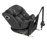 Nurse Scala Silla de Coche i-Size 40-150 cm, Giratoria 360º, ISOFIX con Top Tether, A Contramarcha y A Favor de la Marcha, Protección Lateral, Negro