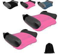 Seggiolino auto Booster - Sedile gonfiabile da viaggio portatile senza schienale, gonfiaggio/sgonfiaggio rapido, leggero, con borsa per il trasporto, lavabile in lavatrice per casa/pranzo/viaggio