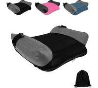 Seggiolino auto Booster - Sedile gonfiabile da viaggio portatile senza schienale, gonfiaggio/sgonfiaggio rapido, leggero, con borsa per il trasporto, lavabile in lavatrice per casa/pranzo/viaggio