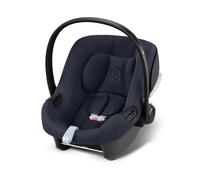 CYBEX Seggiolino auto Aton B2 i-Size, Dalla nascita a circa 24 mesi, Max. 13 kg, Con riduttore per neonato, Compatibile con SensorSafe, Blu (Bay Blue)