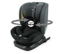 Seggiolino auto Dune girevole a 360° I-Size 40-150 cm - Dalla nascita a circa 12 anni - Gruppo 0+/1/2/3 - Attacchi isofix - Protezioni laterali