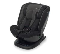 Foppapedretti Seggiolino Auto Clock I-Size, Seduta Girevole a 360°, per bambini da 40 a 150 cm di altezza, 0-12 anni, conforme ECE R129, Fissaggio Dualfix (Isofix e non), Safe Body Protection, Nero