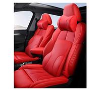 Seggiolino Auto In Pelle Coperture Per Suzuki Per Swift Per Samurai Per Grand Vitara Per Liana 2014 Per Jimny 2000 Alto Sx4 Coprisedile Traspirante(Rosso,A)