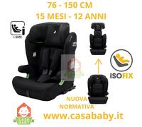 Seggiolino Auto Isofix 76-150 cm I-Size Lupo Nero Made in Germany