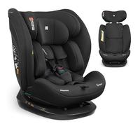 Seggiolino auto KikkaBoo i-Size i-EXPLORE 2, 40-150 cm, Gruppo 0 1 2 3, Orientabile in avanti e all'indietro, Seggiolino reclinabile, Imbracatura a 5 punti, Cuscino di sostegno, Nero