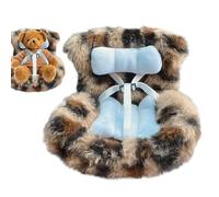 Seggiolino Auto per Bambola Bambino | Seggiolino Auto per Bambole 17 cm Morbido e Decorazione Giocattoli per Donne Ragazze Display su Scrivania