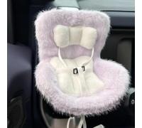 Seggiolino auto per bambole da 17 cm con clip per bocchetta dell'aria, ornamento da scrivania, grazioso ornamento funzionale per auto per fan delle bambole ciechi, collezionisti