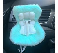 Seggiolino auto per bambole da 17 cm con clip per bocchetta dell'aria, ornamento da scrivania, grazioso ornamento funzionale per auto per fan delle bambole ciechi, collezionisti