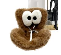 Seggiolino auto per bambole, grande design imbottito in peluche, per bambini, per giocare su griglie di ventilazione, come pezzo da collezione per giocattoli da 10 a 17 cm