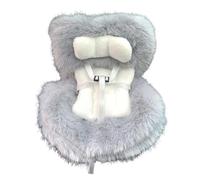 Seggiolino auto per bambole La-bub da 17 cm, clip di sfiato per seggiolino auto per bambole da 10-17 cm, scatola carina morbida seggiolino auto per ciechi con cuscino