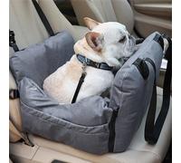 Seggiolino auto per cani morbido con tasche portaoggetti e seggiolino per