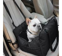 Seggiolino auto per cani morbido con tasche portaoggetti e seggiolino per