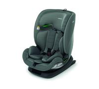 Foppapedretti Seggiolino Auto Pitstop I-Size, per bambini da 76 a 150 cm di altezza, 15mesi-12 anni, conforme ECE R129, Fissaggio Dualfix (Isofix e non), Safe Body Protection, Comfort Kid Pad, Grigio
