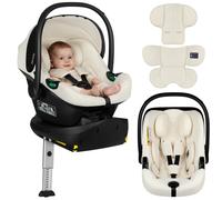 LIONELO ASTRID I-size SET Seggiolino Auto per Bambini con Base 40-87 cm Ovetto per Neonati Montaggio ISOFIX, Cinture di Sicurezza a 3 Punti Protezione Laterale, Inserto Dri-Seat, i-Size R129